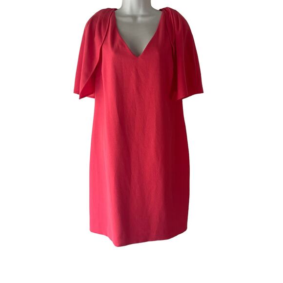 Trina Turk Women's Size XS 2 Tropical Tie Back Pink Dress Above Knee - Picture 3 of 12